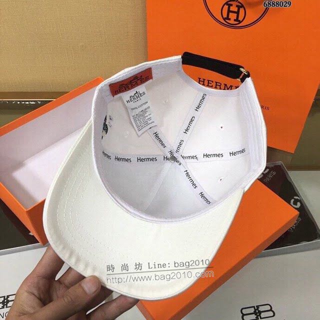 Hermes男士帽子 愛馬仕經典H棒球帽鴨舌帽  mm1029